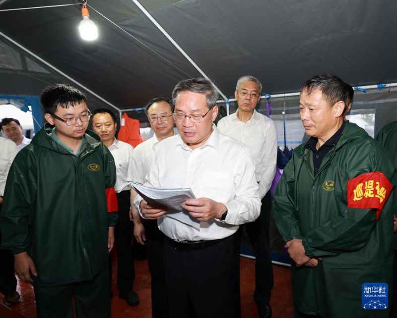 李強在江西檢查指導防汛工作時強調 強化風險意識 堅持防患未然 毫不松懈做好防汛搶險救災各項工作